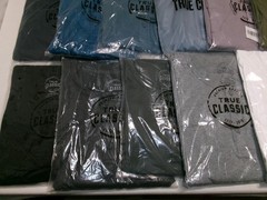 True Classic Henley Long Sleeve Tees Assorted Sizes & Colors