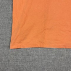 Polo Ralph Lauren Shirt Mens L Orange Crewneck Tagless Logo Tee Cotton Jersey