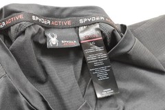 Spyder Active Men’s Size Large Black Short Sleeve Performance Athletic T-Shirt