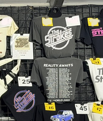 The Strokes 2026 Concert Shirt Reality Awaits World Tour 2 Sided Tee, reprint