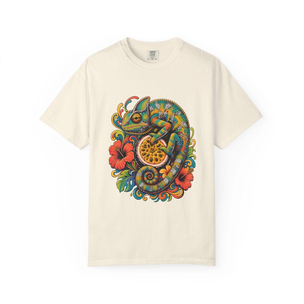 Psychedelic Passionfruit Chameleon Graphic Tee