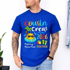 Cousin Crew 2026 Summer Vacation Beach Family Trips Matching T Shirts