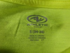 Athletic Works Shirt Men S Long Sleeve Crewneck Performance DriWorks Neon Yellow