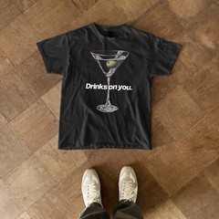 Drinks on you – marketing campaign ad campaign timeless trends y2k thrifted vibe