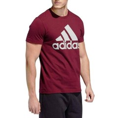 adidas Men’s T-shirt Ultimate Graphic Logo Short Sleeve Tee Top Maroon
