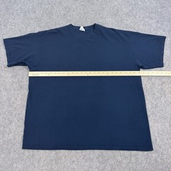 Yazbek Heavy Weight Short Sleeve Pullover T-Shirt Fits Men’s Size 2XL Navy Blue