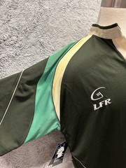 Vintage Y2K Ireland Four Provinces Rugby Shirt Olive Green Live For Rugby L