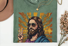 I’m Telling Dad Funny Jesus Shirt, Christian Humor Tee, Religious Meme Shirt
