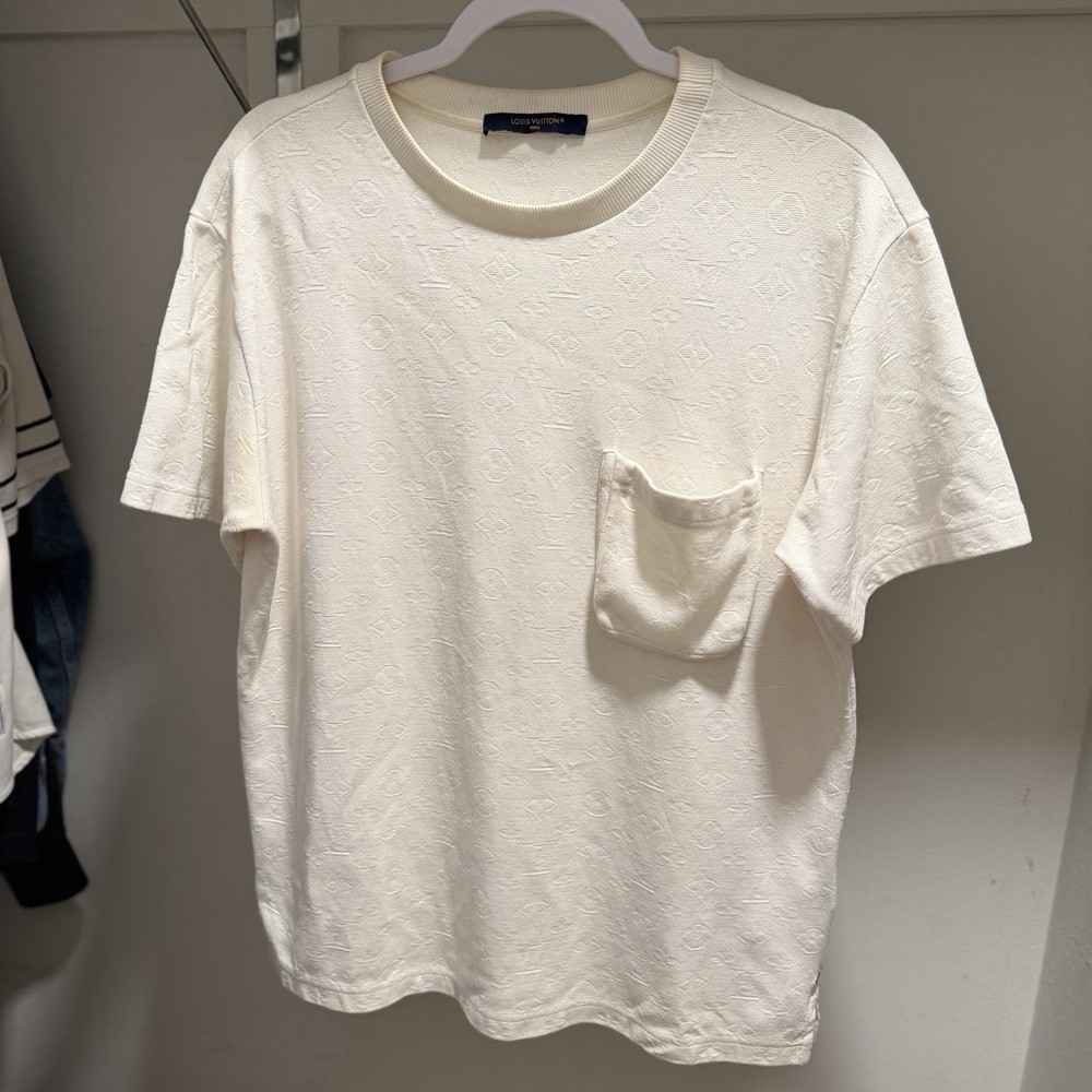 LOUIS VUITTON Monogram Pocket T-Shirt M Medium