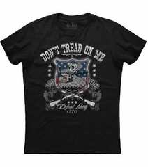 Don’t Tread On Me Defend Liberty, Patriotic Men’s New Black Trending T-shirt