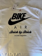 Jordan x Nigel Sylvester Brick Tee -White Size Large HQ1736-100 Brand New 🚚⚡️