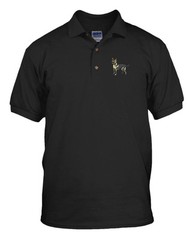 POLICE LOGO Embroidery Embroidered Unisex Adult Golf Polo Shirt