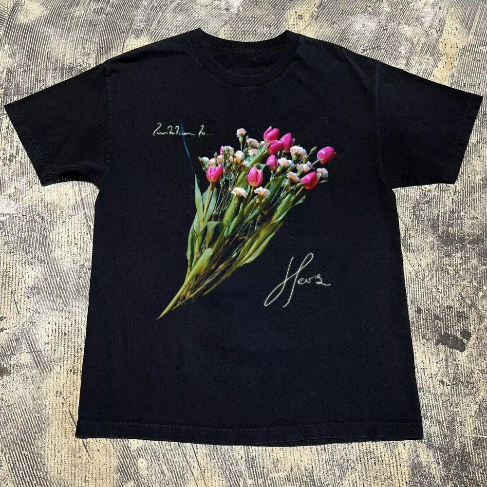 NEW Her’s Band She Needs Him Black All Size t-Shirt