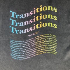 new balance corduroy T shirt mens L teal blue transitions its ok