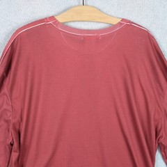 Faux Real Shirt Men’s 2XL Red Long Sleeve Stretch Ron Burgandy Halloween Costume