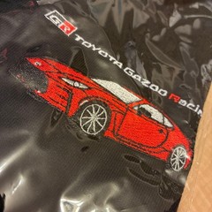TOYOTA GAZOO Racing GR86 T-Shirt XL Black Embroidered