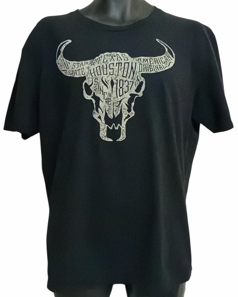 Anvil Lightweight Tee Shirt Sz XL 100% Cotton Houston Texas