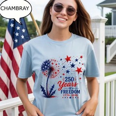 USA 250th Anniversary 1776-2026 Patriotic Freedom T-Shirt American Dandelion Tee