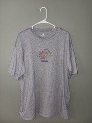 Embroidered Converse T-Shirt Grey, Vintage, Size XL