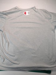 Vintage Champion Double Dry Reversible Mesh T-Shirt Green Gray Men’s Size XL