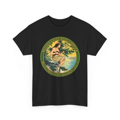 Buffalo Beer & Porter Pre-Pro Sacramento CA Hawaiian Ukulele Girl Retro T-Shirt