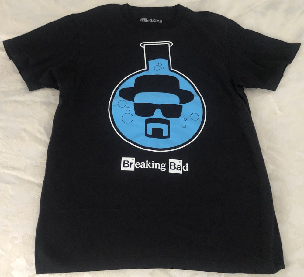 Breaking Bad Men’s T-Shirt Walter White Heisenberg Sketch SizeS NWOT