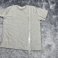 Vintage Nike Shirt Adult XXL Gray Embroidered Swoosh Logo Tee Y2K Casual Men 2XL