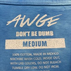 Asap Rocky Don’t Be Dumb tiedye L/S Shirt Size Medium
