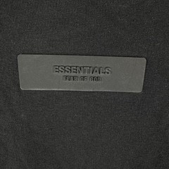Fear of God Essentials Long Sleeve Logo Shirt Mens Size Small Black Streetwear