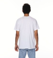 Gildan G800 Adult 5.5 oz 50-50 White T-Shirt Size Medium – 5 count