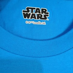 Star Wars Baby Yoda Its My Birthday Mens Unisex MEDIUM Blue Short Sleeve T-shirt