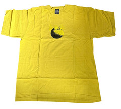 VTG Levi’s SilverTab Moon Radar T-Shirt L Acid Yellow NWOT Made in USA 90s Cyber