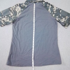 New Magcomsen First Grade Class B Men’s Size XL Shirt Gray W/Digital Camo Sleeve