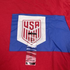 Nike Team USA Men’s National Soccer Team Athletic Cut T-Shirt Size XXL New Red
