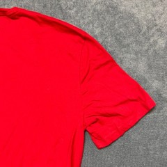 ​Tommy Hilfiger T Shirt Mens XL Red Spellout Logo Stretch Crew Neck Summer Tee