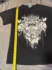 Vintage Dethklok Metalocalypse Adult Swim Band Small Black Graphic Print T-Shirt