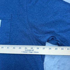 Carhartt Pocket T-Shirt Mens 2XL Blue Heather Short Sleeve Workwear Tee