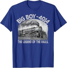 Big Boy 4014 Steam Engine Locomotive Train Vintage Railroad T-Shirt