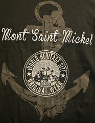 Mont St Michel Graphic/Embroidered Tshirt Sols Imperial 11500 Size 3XL Black