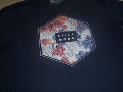 Billabong men’s shirt short sleeve size M with print second hand look!!