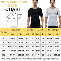 Men’s Seamless Slimming Body Shaper Vest Abdomen T-Shirt Compression Sport Tank