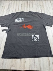 Civil Regime Men Oversized Tee Size Large Grey Ritual Part 2 Skeleton Skull NWT