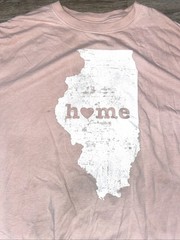 Home Free Long Sleeve Shirt Illinois Logos Size Large