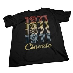 55th Birthday Gift Shirt For Men – 1971 Retro Birthday – 003