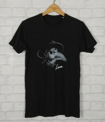 VINTAGE RETRO 90S BRIGHT BOLD ROCK LUNAR ALTERNATIVE MASK TATTOO T SHIRT TOP