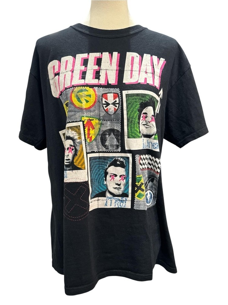 Green Day Photo Collage Graphic Tee
