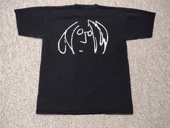 Vintage 80s 90s John Lennon Shirt Imagine XL Beatles Rock Band Tour Art Retro