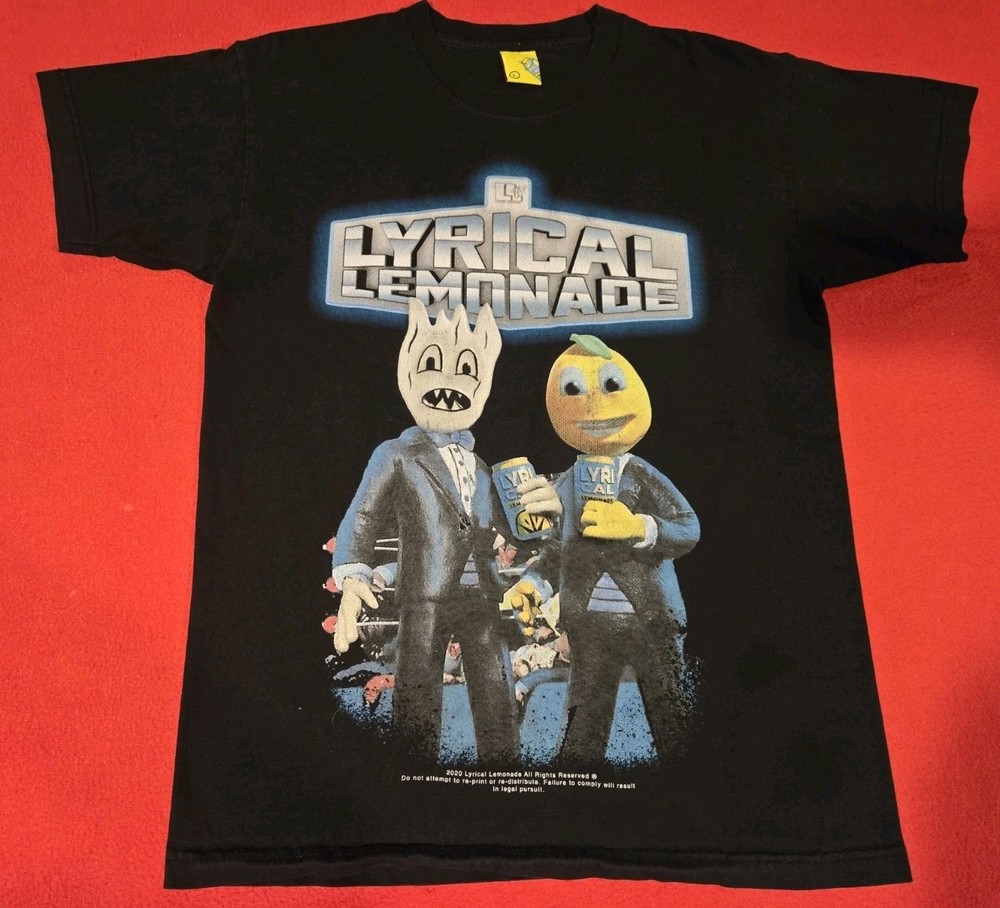 Lyrical Lemonade Rap Tee WWE Size Large Black
