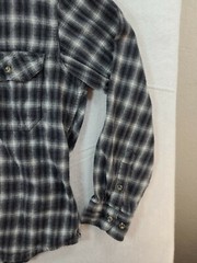 Field & Stream Mens Medium Gray Plaid Long Sleeve Flannel Shirt