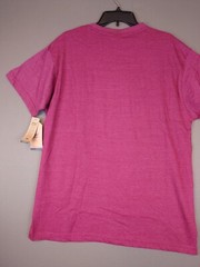 NWT MV Sport Green Recycleed Short Sleeve T Shirt Red Large Organic Cotton Blend